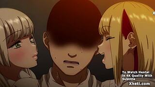 hentai students sneak quick pussy licks blowjobs creampies doggystyle