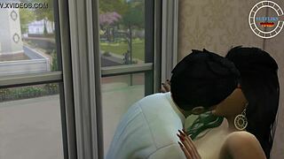 Private tutor babe with big ass tits rides monster cock cowgirl creampie Indian toon fuck