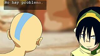 Toph's Intense Training Escalates to Hardcore Hentai Action