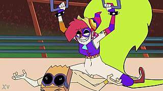demencia dominates dr flug in wild villainous parody fuck scene?