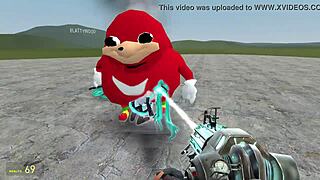 Watch Big Muscular Ugandan Destroy Petite Blue Hair Teen Hole with Massive Cumshot