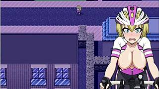 Hey, lost a street race and he grabbed the blonde's tits - Flash Cycling Part 2